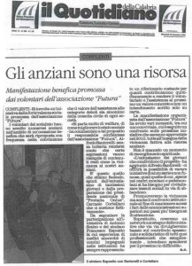 Articolo Anziani di San Mazzeo_Il Quotidiano del 30.12.2009