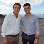 Gianluca Callipo dopo la consegna delle firme per la candidatura alle primarie