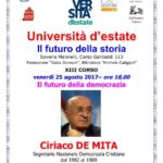 Ciriaco De Mita all'Università d'estate di Soveria Mannelli per parlare del Futuro della Democrazia...