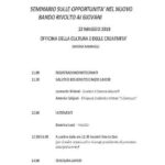 Soveria Mannelli: seminario informativo sulla misura “Resto al Sud”