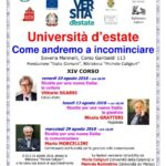 Cultura, parte l’Universitá d’Estate di Soveria Mannelli con Vittorio Sgarbi, Nicola Gratteri e Mario Morcellini