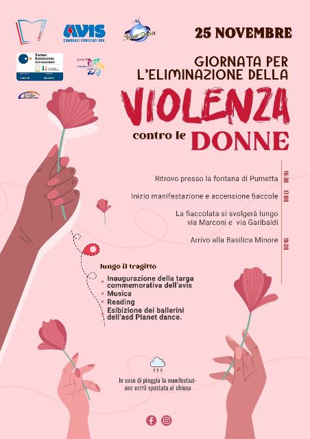 Manifestazione di Sensibilizzazione Organizzata a Conflenti dall’Associazione Libramenti in occasione della Giornata Internazionale contro la Violenza sulle Donne