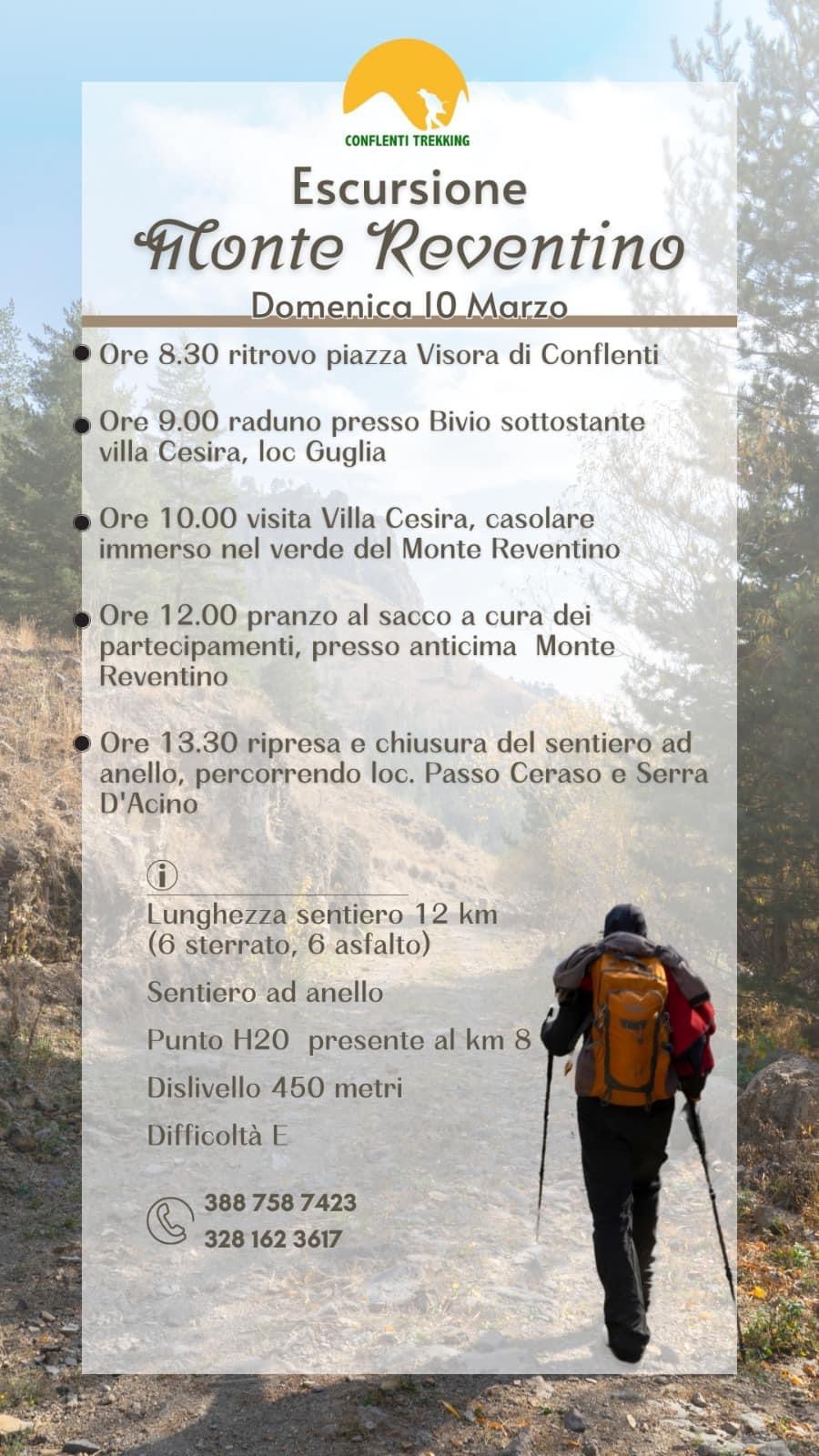Conflenti Trekking, alla scoperta del Monte Reventino con la prima escursione del 2024